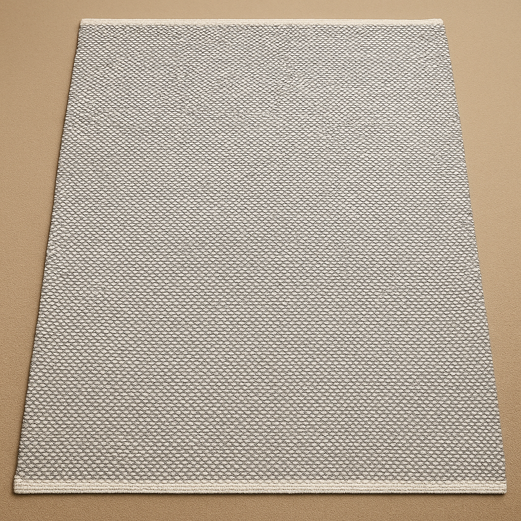 Handwoven Grey Area Rug – 250 x 160 cm