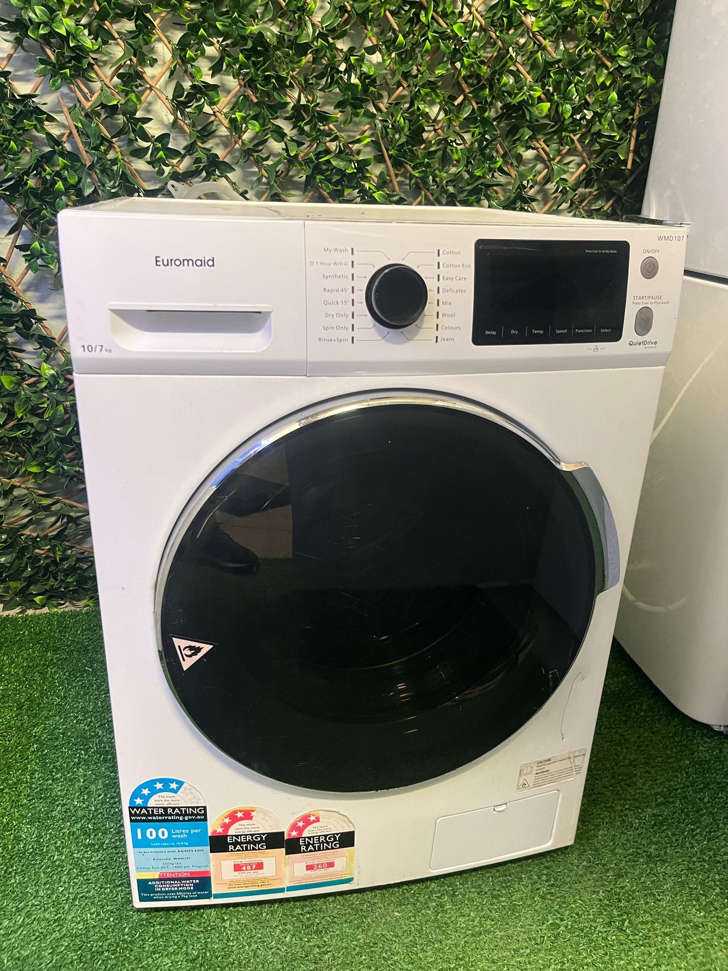 Euromaid Washer & Dryer Combo – 10 kg / 7 kg – Great Condition
