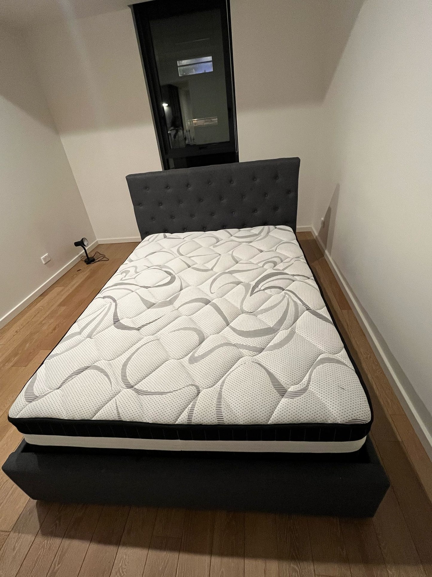 Storage Bed Frame + Quality Mattress – Double Size