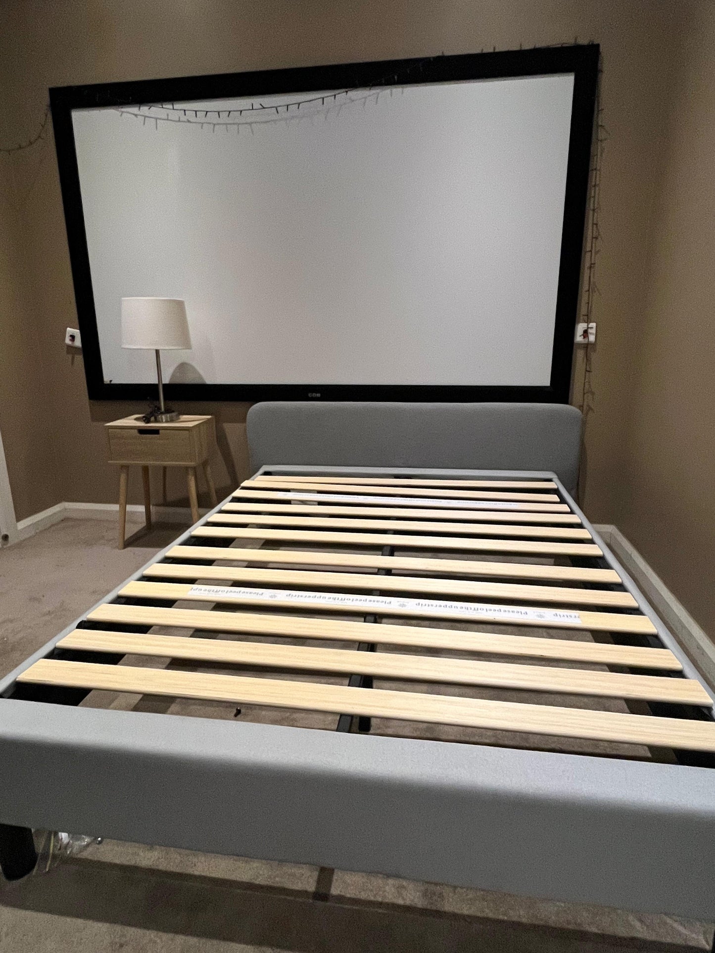 Double Bed Set – Bed, Mattress, Headboard & Nightstand