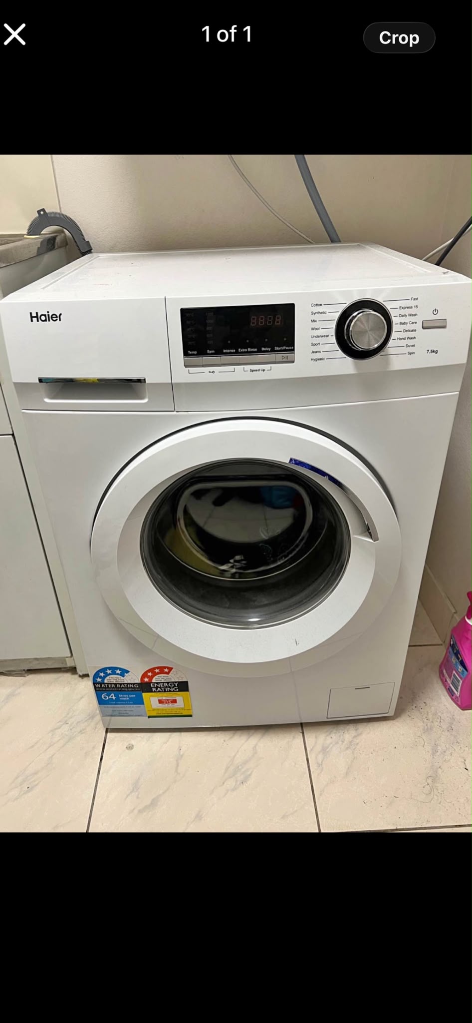 Haier 7.5kg Front Load Washing Machine