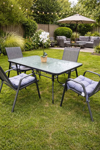 Modern outdoor dining set