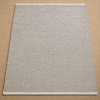 Handwoven Grey Area Rug – 250 x 160 cm
