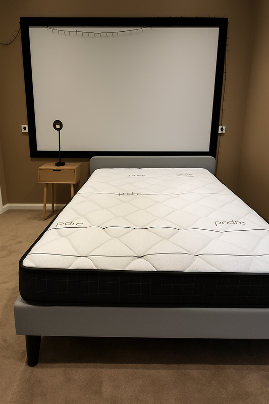 Double Bed Set – Bed, Mattress, Headboard &amp; Nightstand