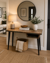 Handmade Real Wood Desk / Hall Table – Unique Piece