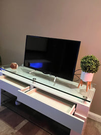Modern TV Unit | Sleek Storage & Floating Design ✨