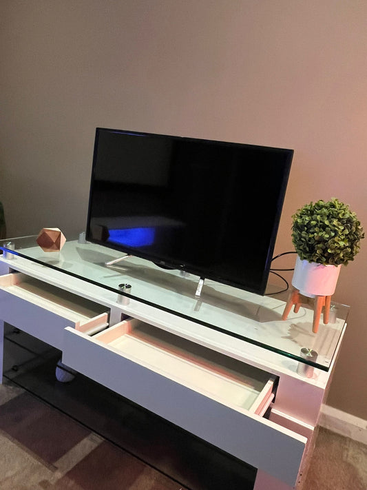 Modern TV Unit | Sleek Storage & Floating Design ✨