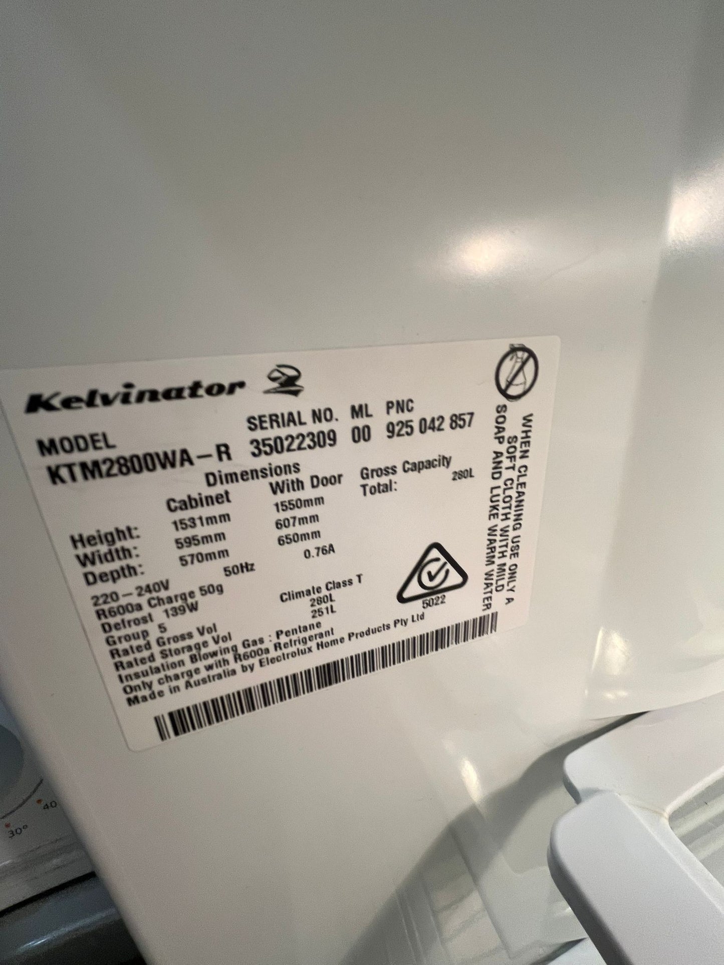 Fridge + Washing Machine + Microwave Combo