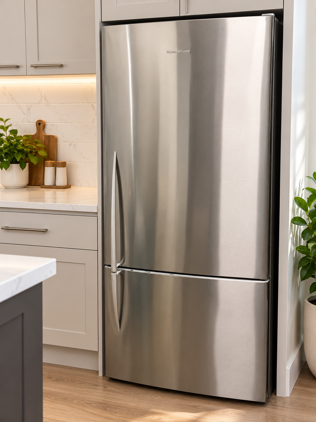 Fisher & Paykel Fridge / Freezer – Stainless Steel – Approx. 171.5cm