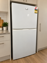 White Top Mount Fridge