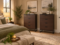 2-Piece Matching 4-Drawer Storage Set