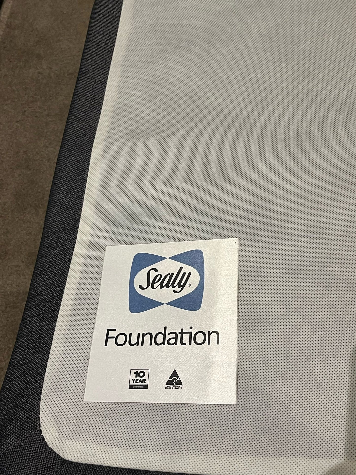 Sealy Foundation Mattress  and base   SINGLE– Premium Quality