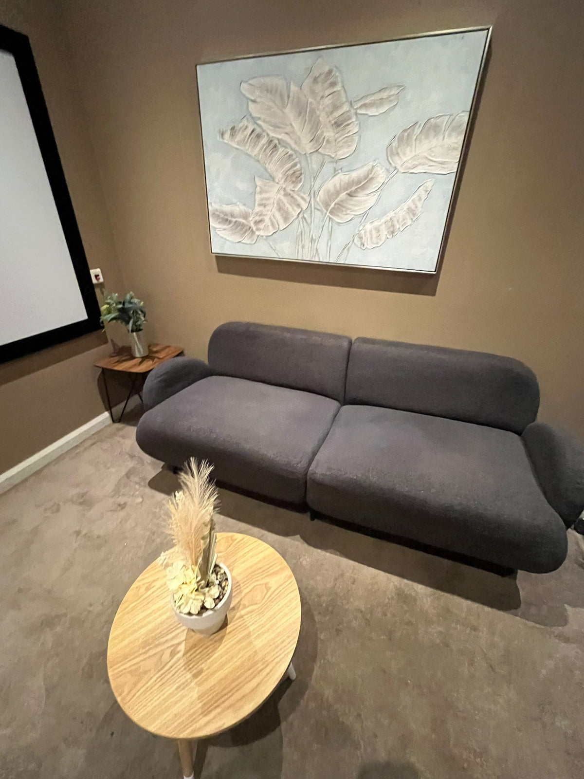 Grey Sofa & Coffee Table Living Room Set