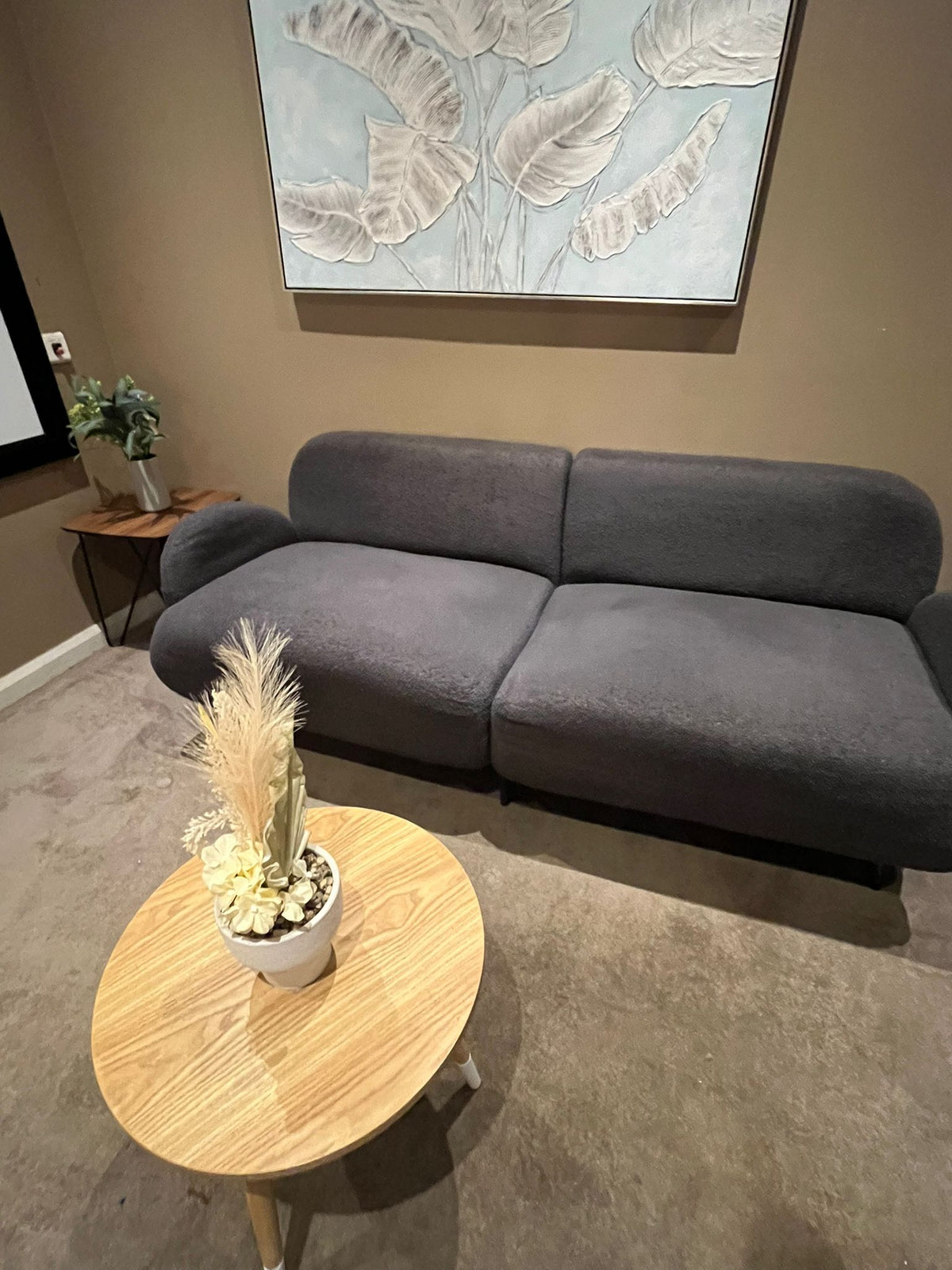 Grey Sofa & Coffee Table Living Room Set