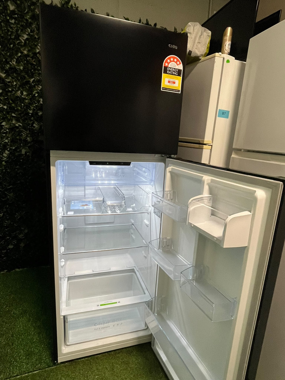 CHiQ 348L Black Top Mount Fridge