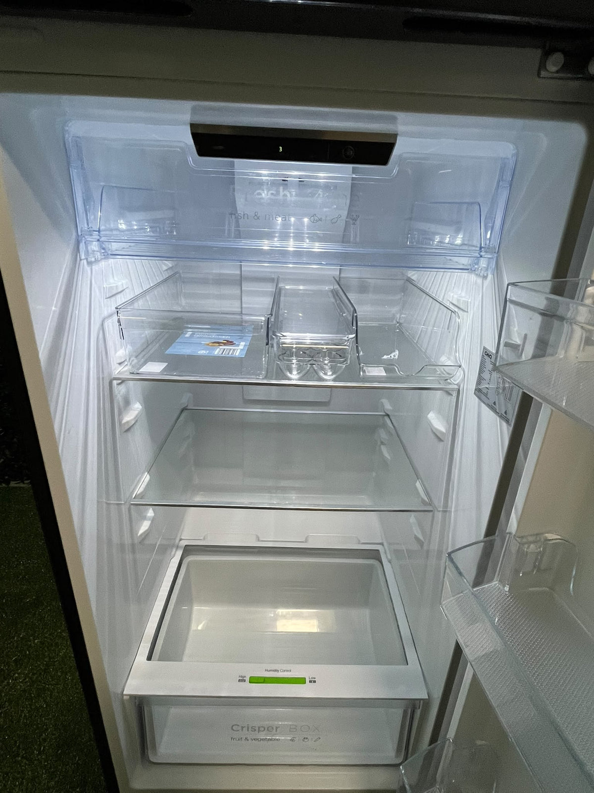CHiQ 348L Black Top Mount Fridge