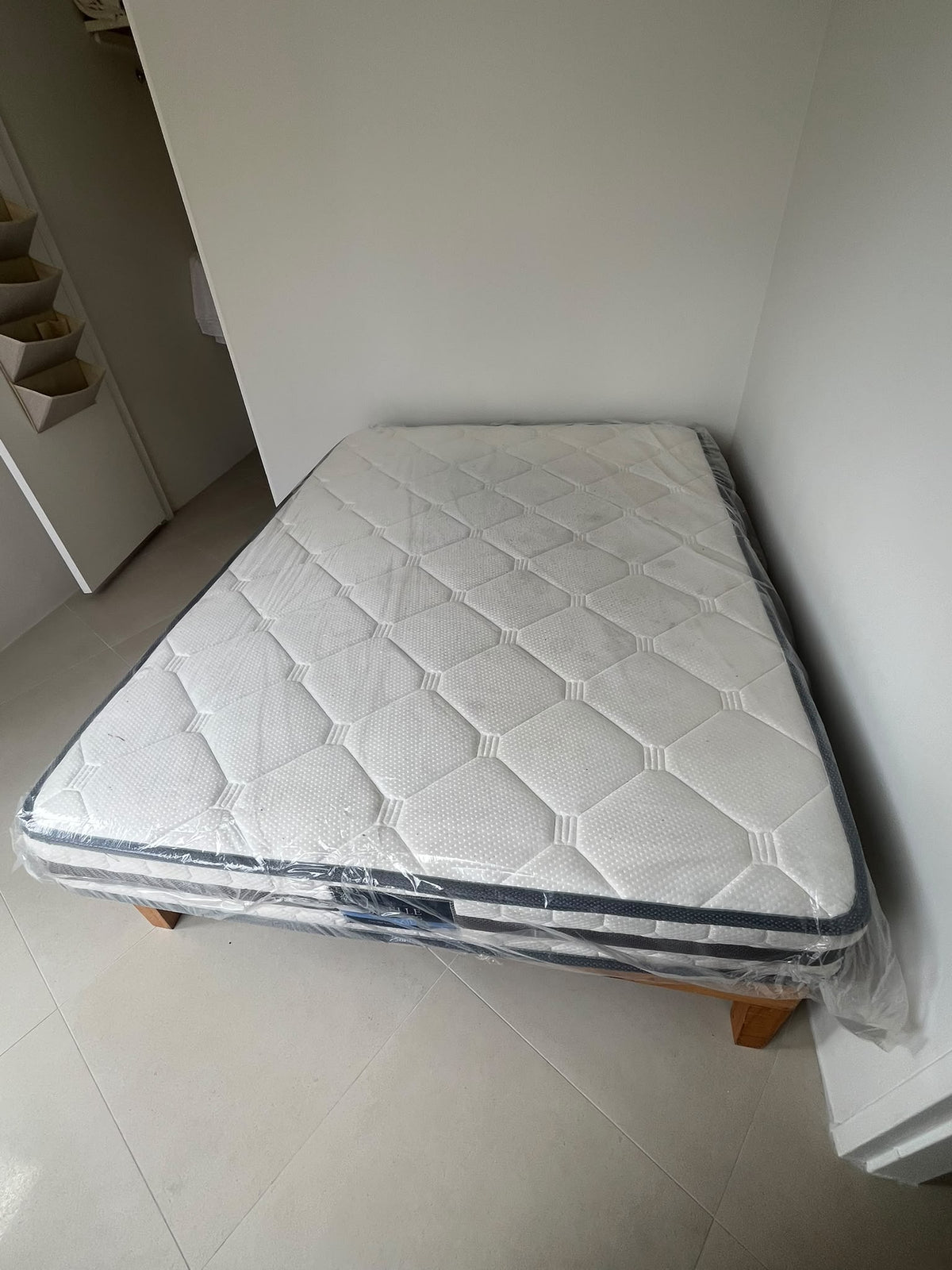 Double Bed Frame with Mattress