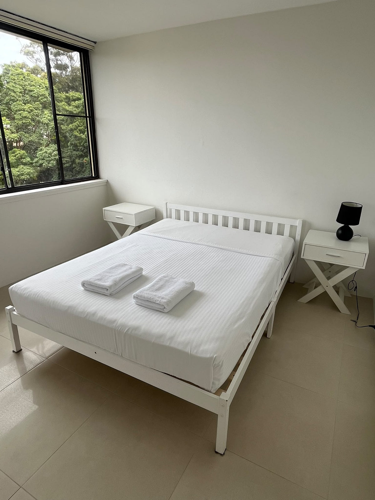 Queen Bed Frame + Mattress