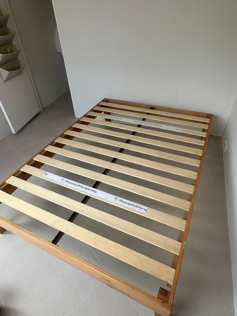 Double Bed Frame with Mattress