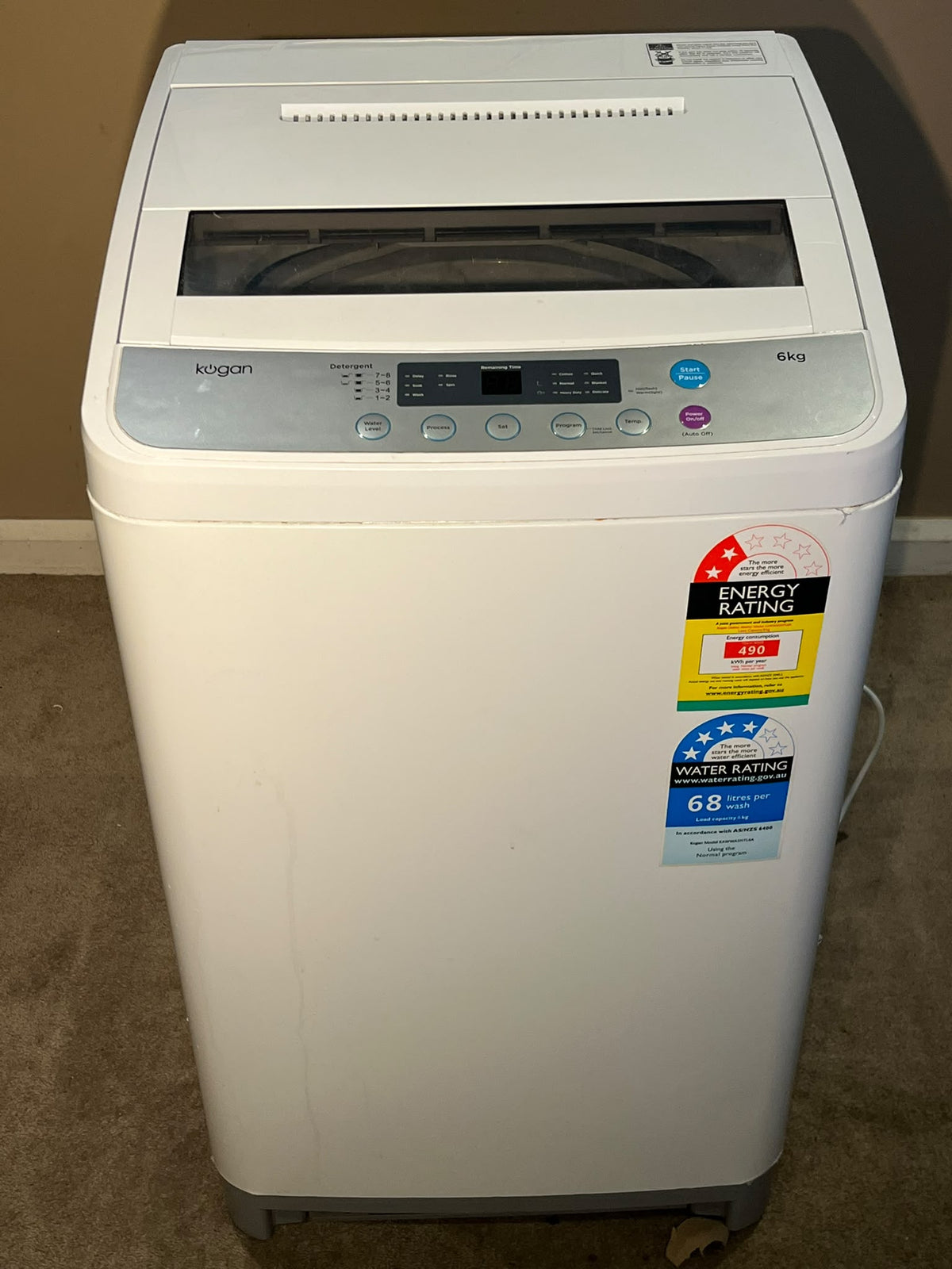 Kogan 6kg Top Load Washing Machine