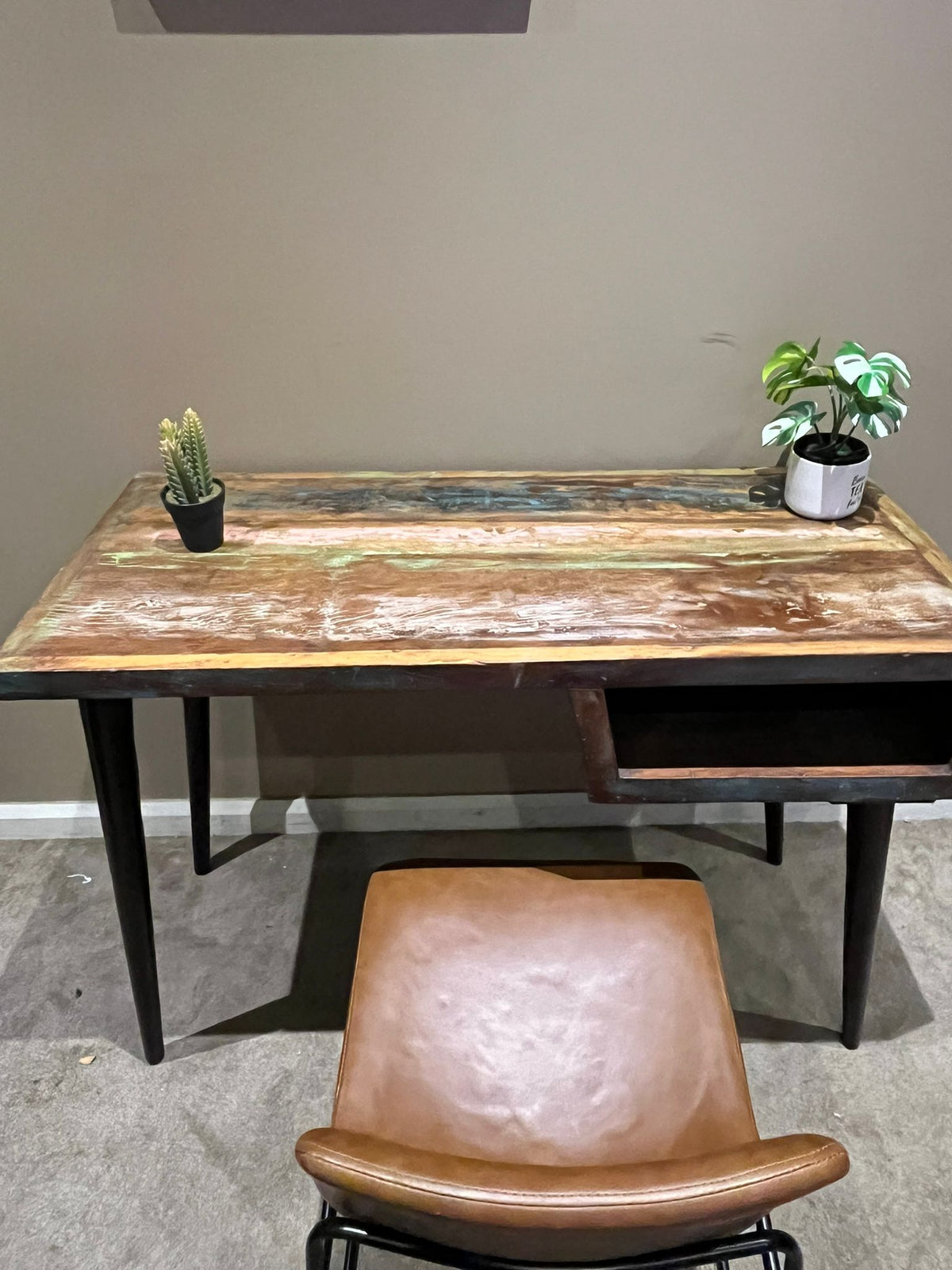 Handmade Real Wood Desk / Hall Table – Unique Piece