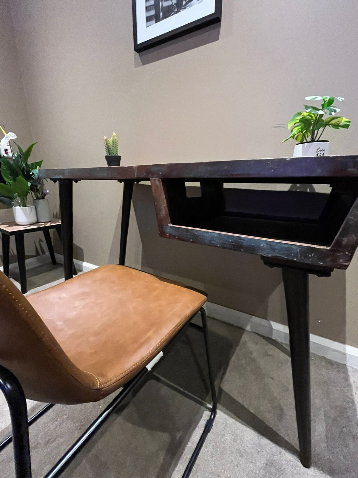 Handmade Real Wood Desk / Hall Table – Unique Piece